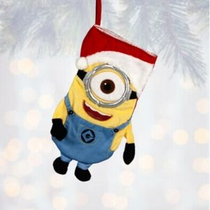 Minion Santa Plush Stocking